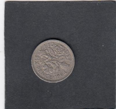 Beschrijving: 6 Pence  ELIZABETH II  